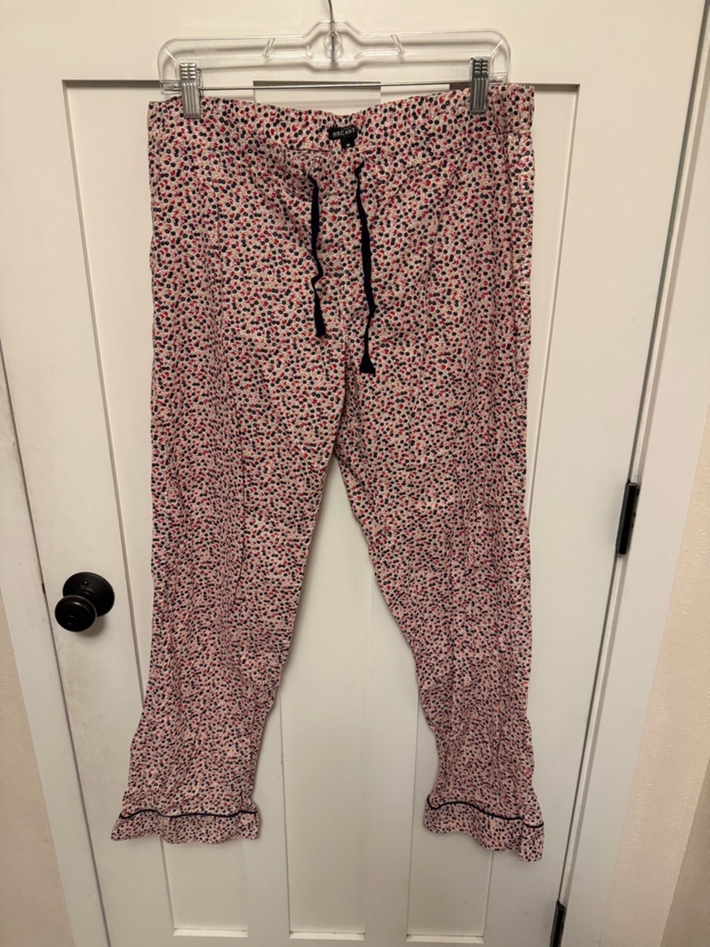 J.Crew Mercantile 100% Cotton Pull On Drawstring Ditsy Floral Pajama Pants M